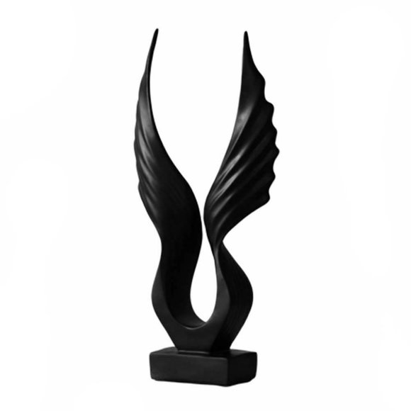 💎WHITE Angel Wing Home Décor Tabletop Sculpture💎 - Picture 4 of 10